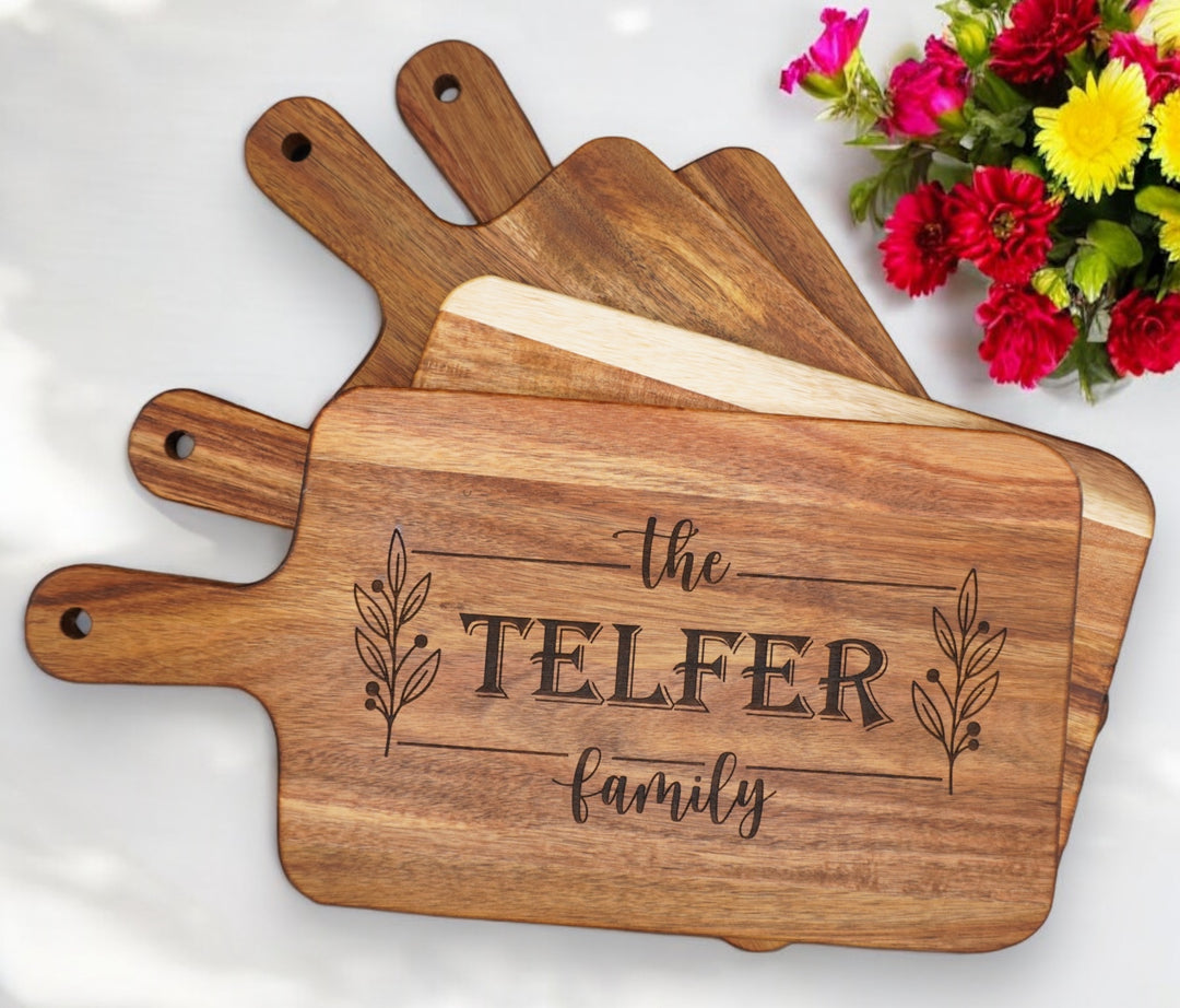 Wedding Gift - Personalized Cutting Board