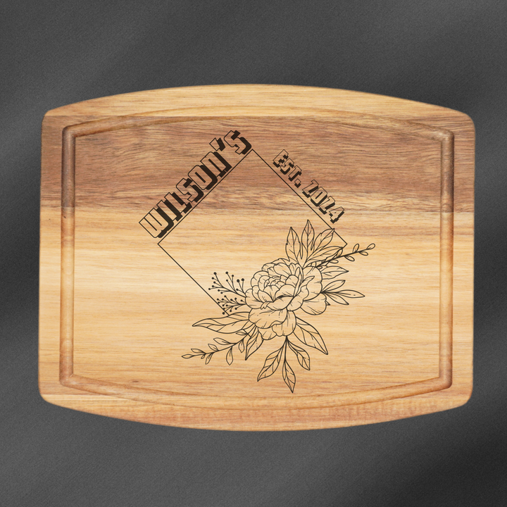 Anniversary Gift - Personalized Cutting Board